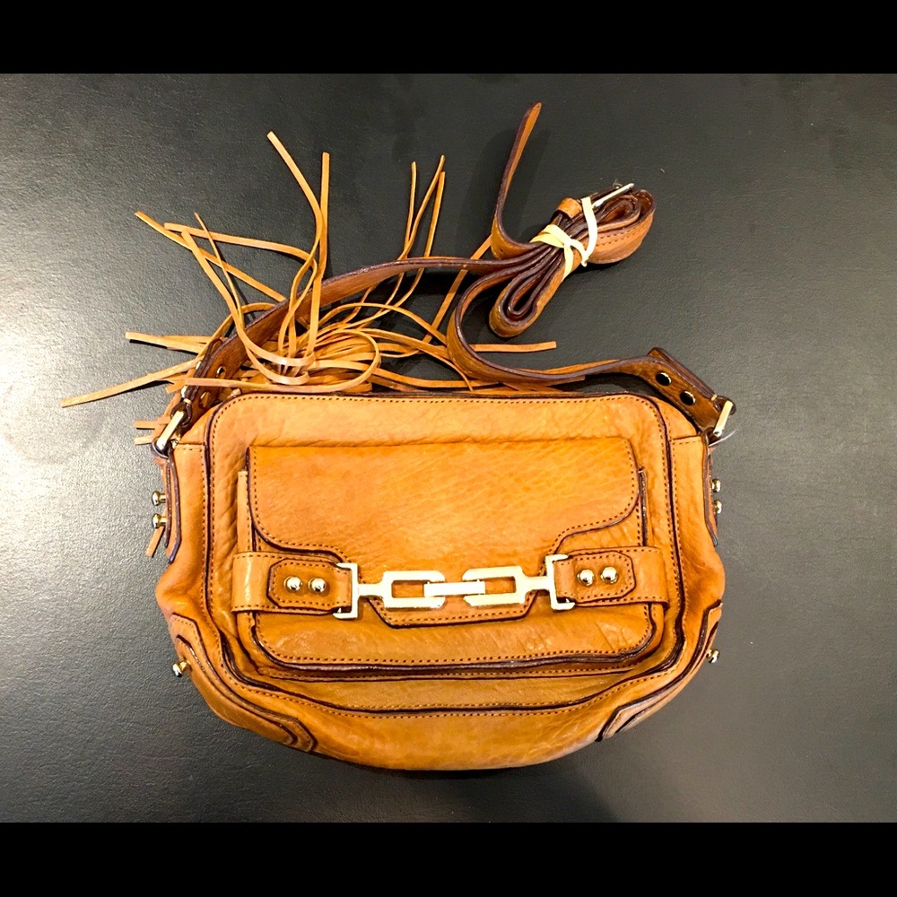 Rebecca Minkoff Tan Pleather Shoulder Bag